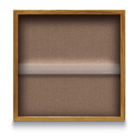 United Visual Products Outdoor Enclosed Combo Board, 48"x36", Satin Frame/Burgundy & Amethyst UVCB4836OD-BURGUN-AMETHY